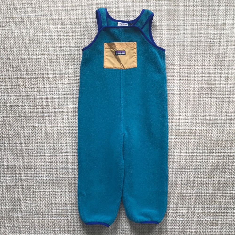 Patagonia Fleece Overalls (size 3T)